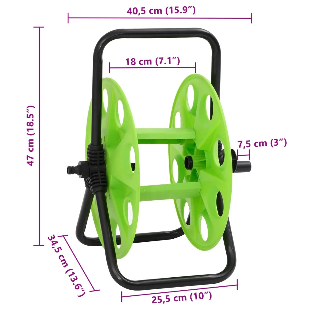 Carrello Avvolgitubo Autonomo Tubo Flessibile 45 m 1/2" Acciaio CFW9176953