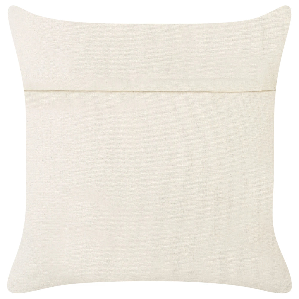 Set di 2 cuscini decorativi in cotone rosso e bianco 45 x 45 cm quadrati Cuscino moderno Boho Decor Accessori