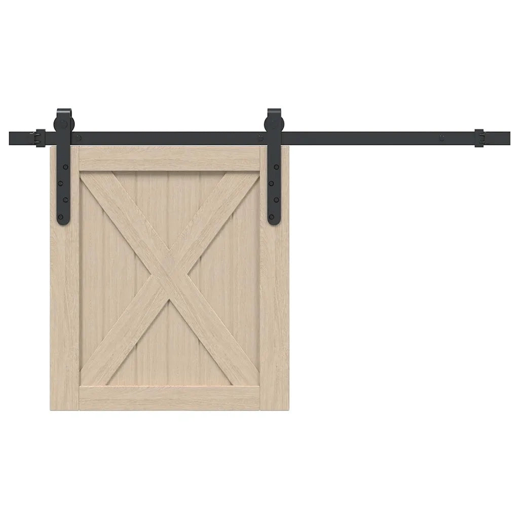Kit Anta Scorrevole per Armadio 91 cm in Acciaio al Carbonio 4009663