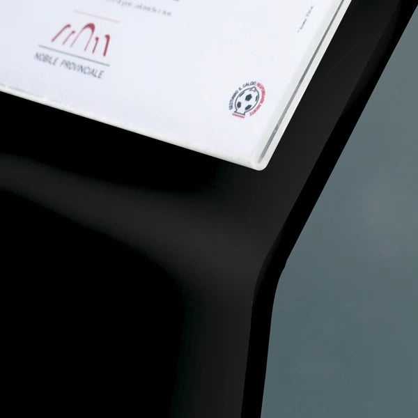 Leggio in metallo verniciato nero - Personalizzato