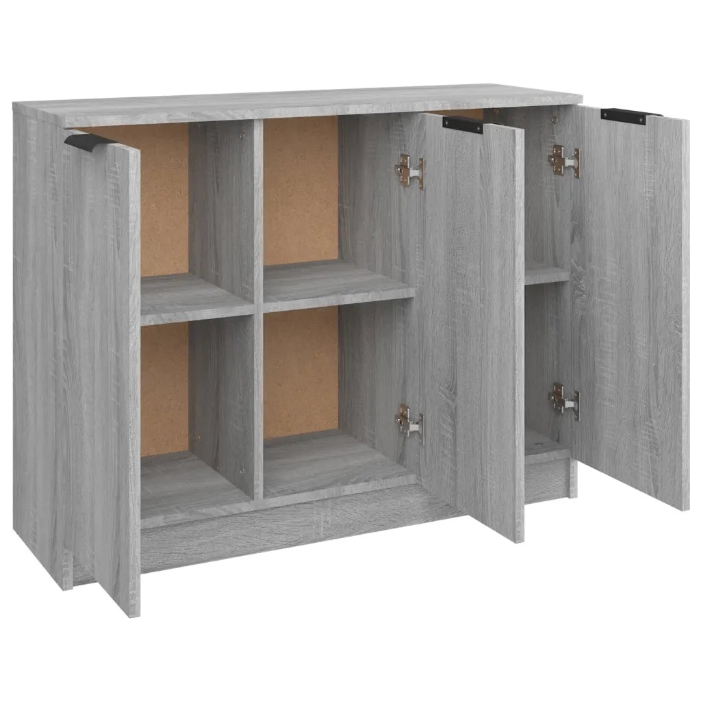 Credenza | Madia | Buffet da pranzo | Armadio da pranzo Grigio Sonoma 90,5x30x70 cm in Legno Multistrato