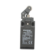 Finecorsa con attuatore a pistone, rullo orizzontale e braccio corto 250V/380V, 10A IP65 Breckner Germany