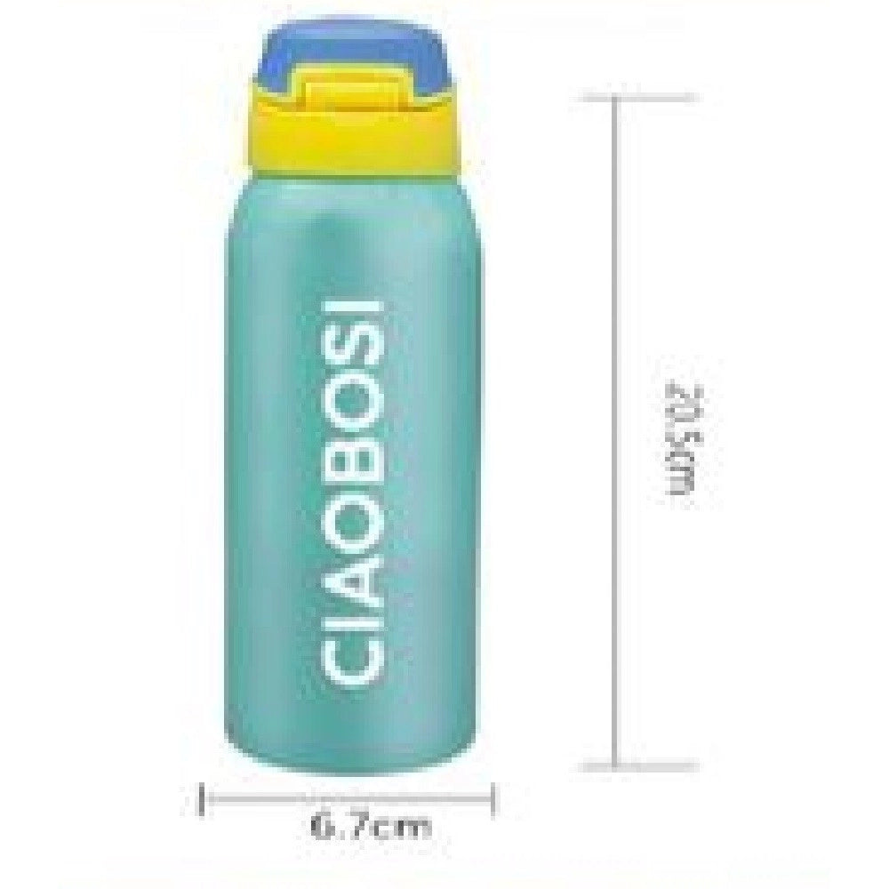 Trade Shop - Thermos Acciaio Termos 350 Ml Bottiglia Borraccia Termica Porta Vivande Tx-9074 -