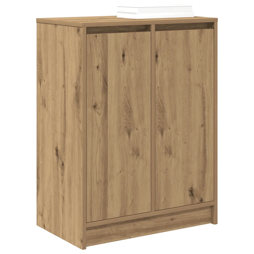 Scarpiera Rovere Artigianale 57x34x76 cm in Legno Multistrato