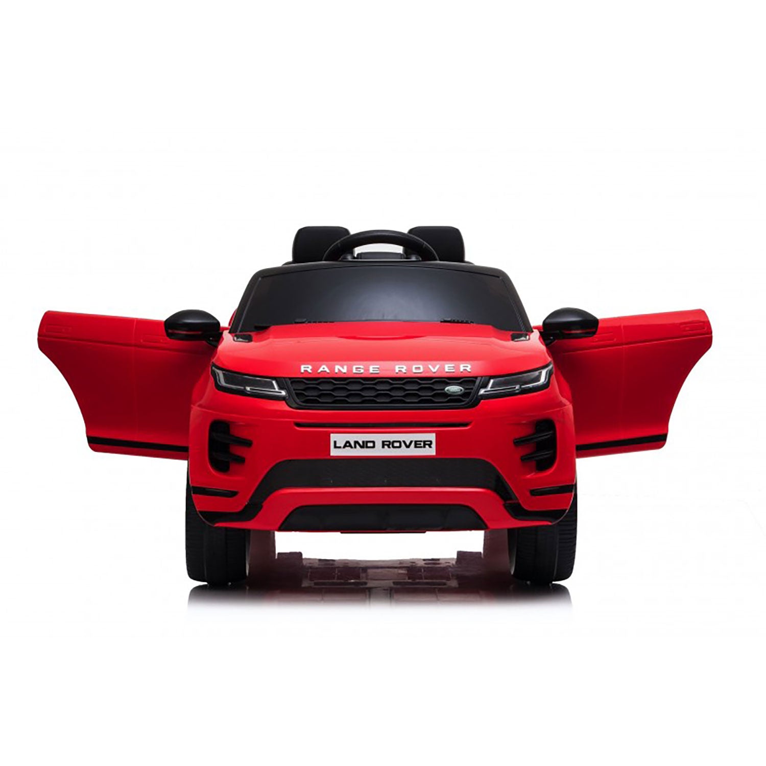 Macchina Elettrica per Bambini Licenza Land Rover Evoque 12V con Telecomando Rosso