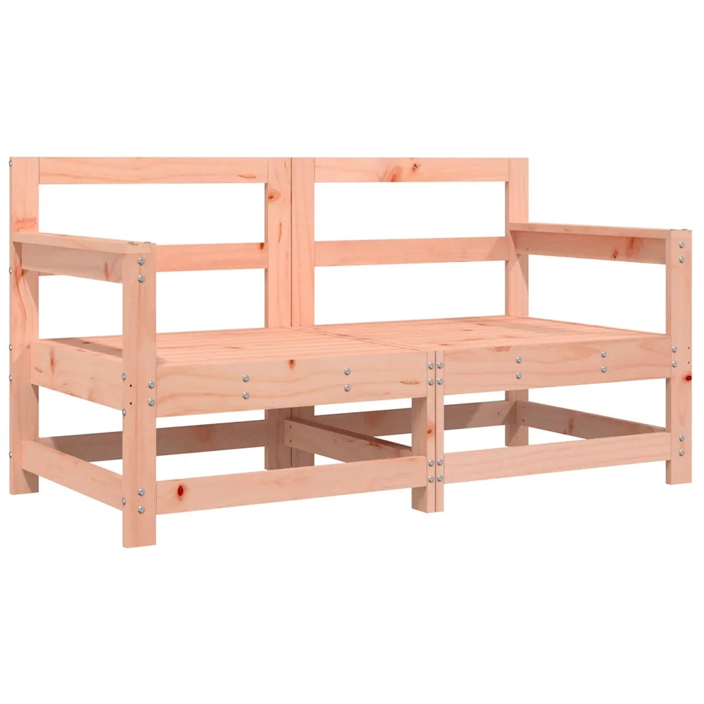 Sedia da patio-Sedie da Giardino con Cuscini 2 pz in Legno Massello di Douglas 504904