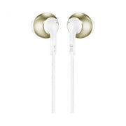 Cuffie auricolari a filo Jbl T205 - leggere con microfono universale ad un pulsante - Colore Oro