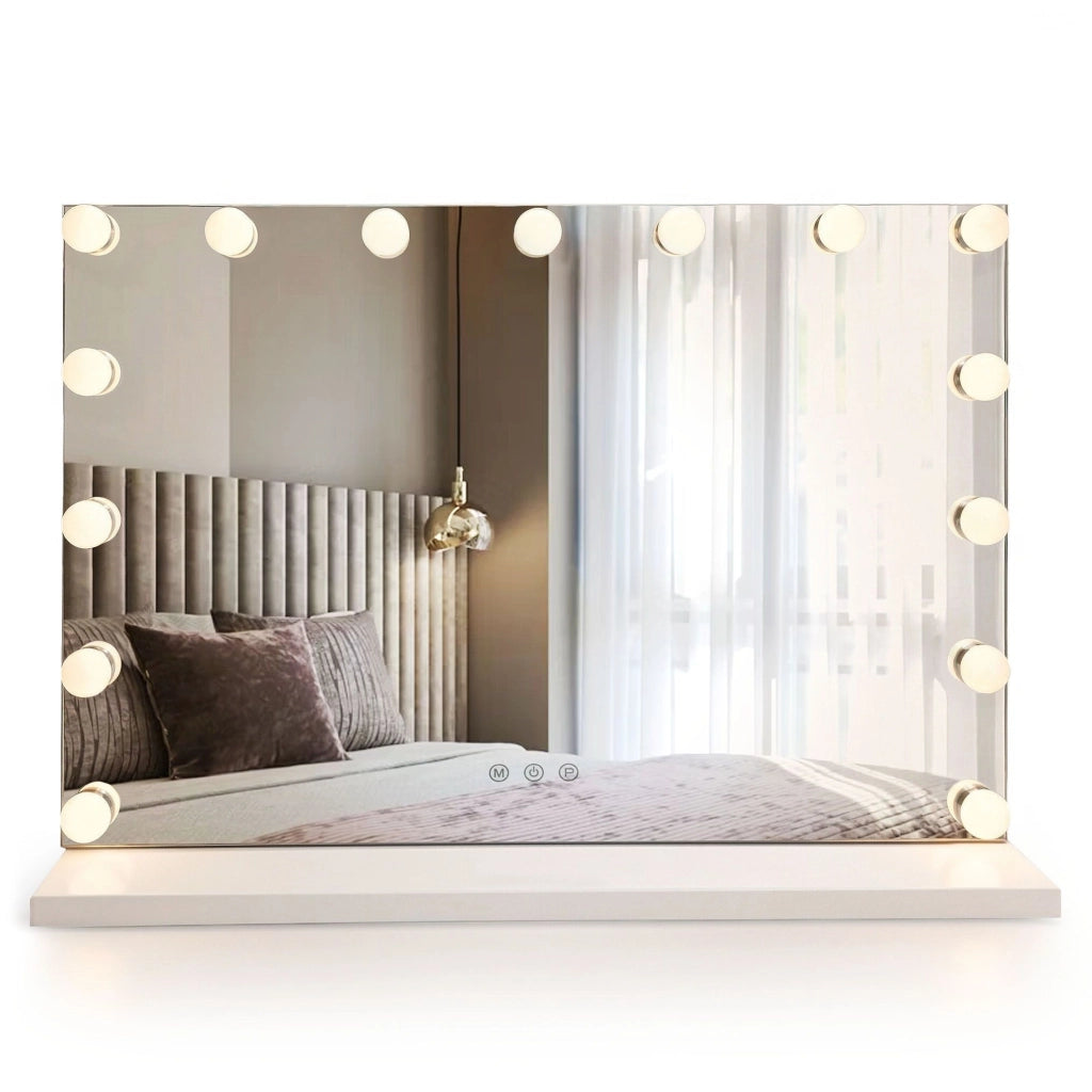 Specchio Led Hollywood White 80x60
