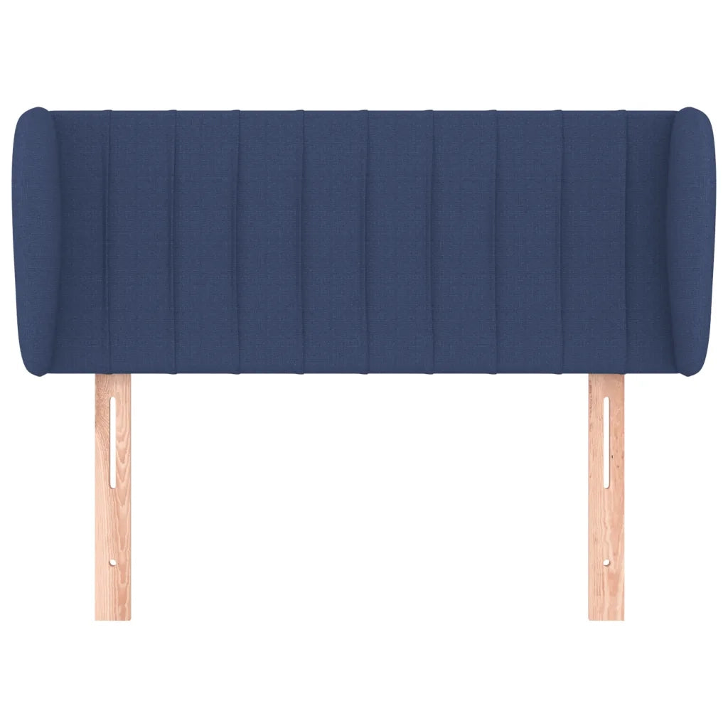 Testiera ad Orecchio Blu 83 x 23 x 78/88cm in Tessuto