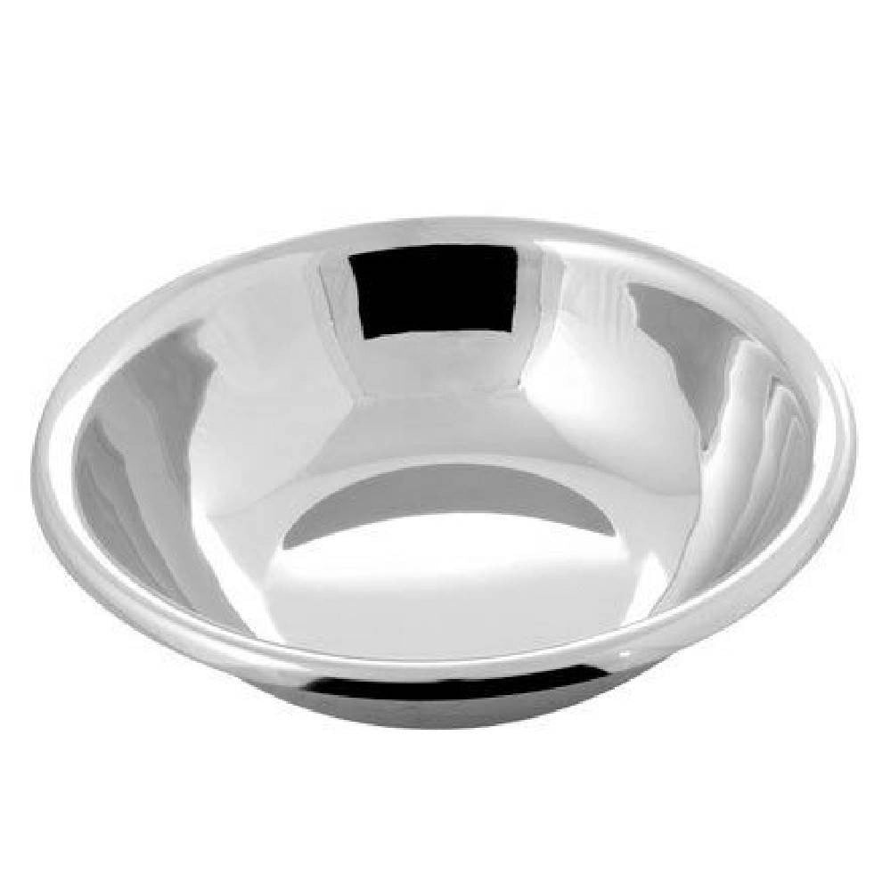 Trade Shop - Insalatiera Ciotola Coppa Bacinella Scodella Inox Fondo Piano Cucina 30 Cm -