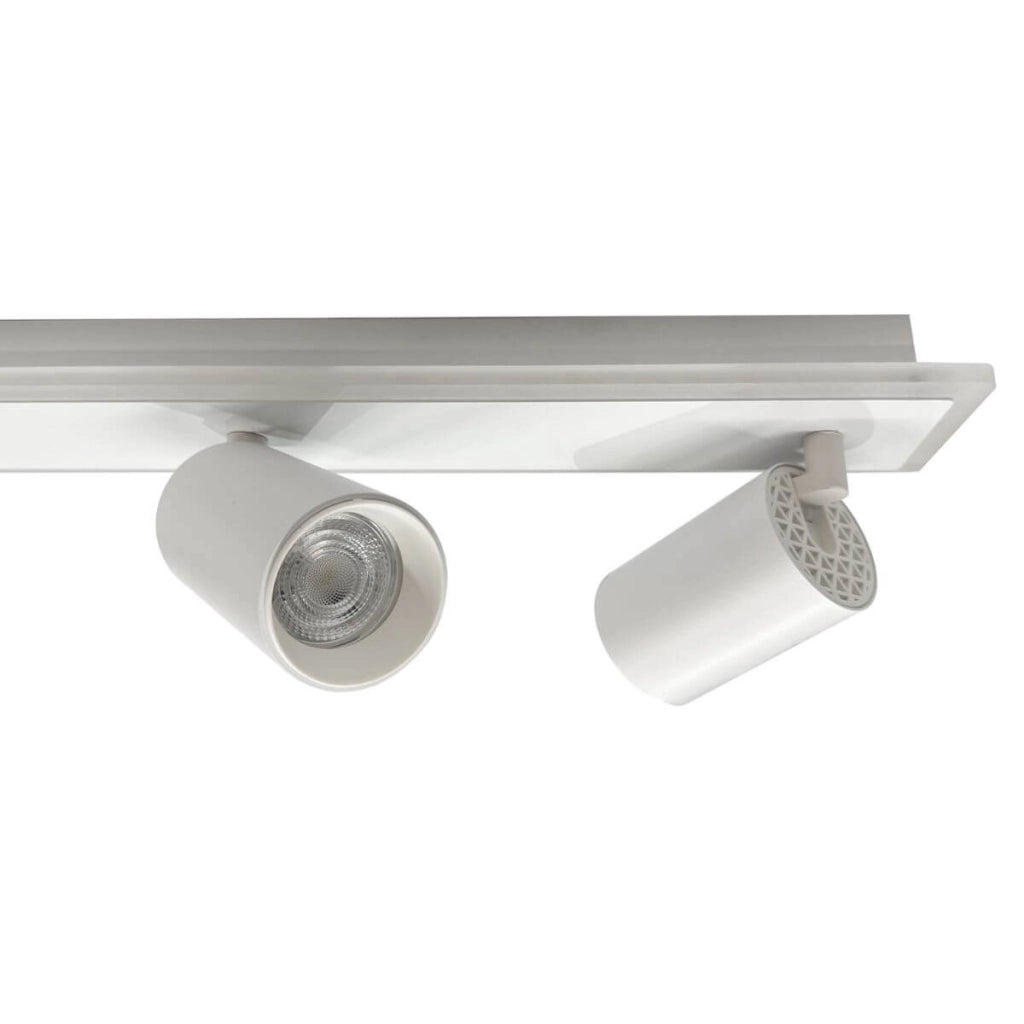 Plafoniera Parma bianca/oro 4xGU10 LED Light Prestige