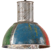 Lampada Sospesa Industriale 25 W Multicolore Rotonda 28,5cm E27 344401