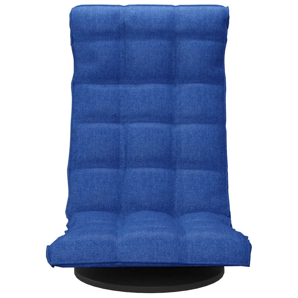 Sedia da Pavimento Girevole Blu in Tessuto CFW4742917