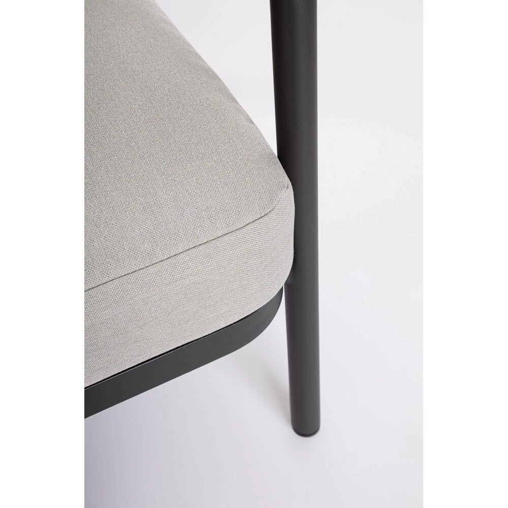 Set da 4 Salotto da Esterno in Alluminio con Cuscini e Corda - VERALIS