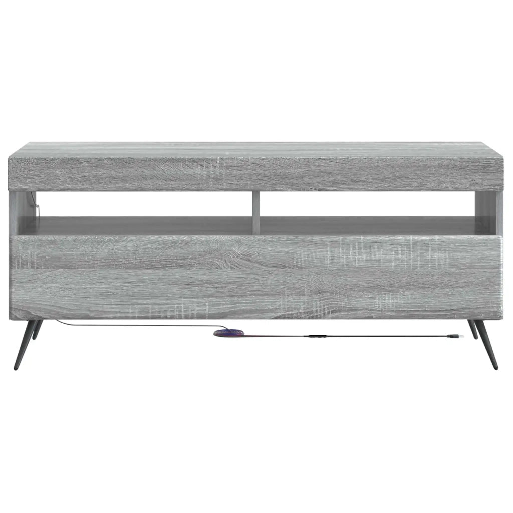 Mobile TV LED Sonoma grigio Legno ingegnerizzato 897651
