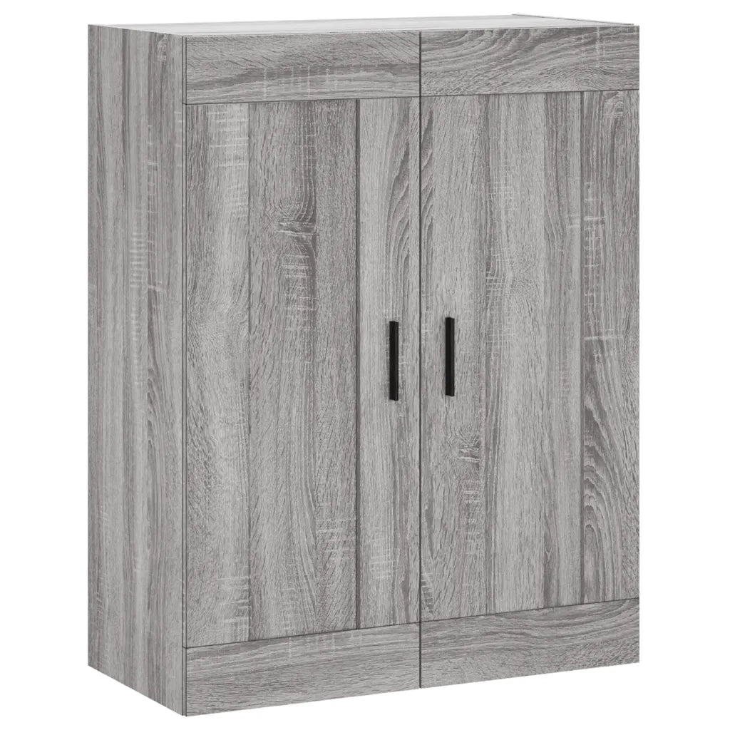 Credenza Grigio Sonoma 69,5x34x180 cm in Legno Multistrato 3199703