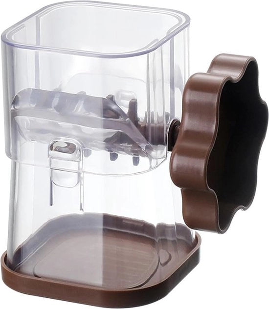 Macchina per sbucciare noci manuale per la cucina, macchina per sbucciare noci per la maggior parte delle noci, noci di nuss, noci di arachide, noci di cajù, cioccolato (marrone)