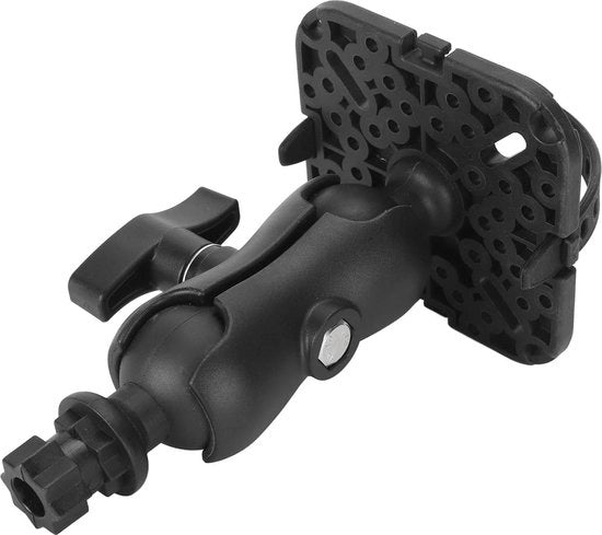 Montaggio universale a gomito rotativo 360° per beccuccio fishfinder con base a 6 facce per montaggio GPS e modello 162
