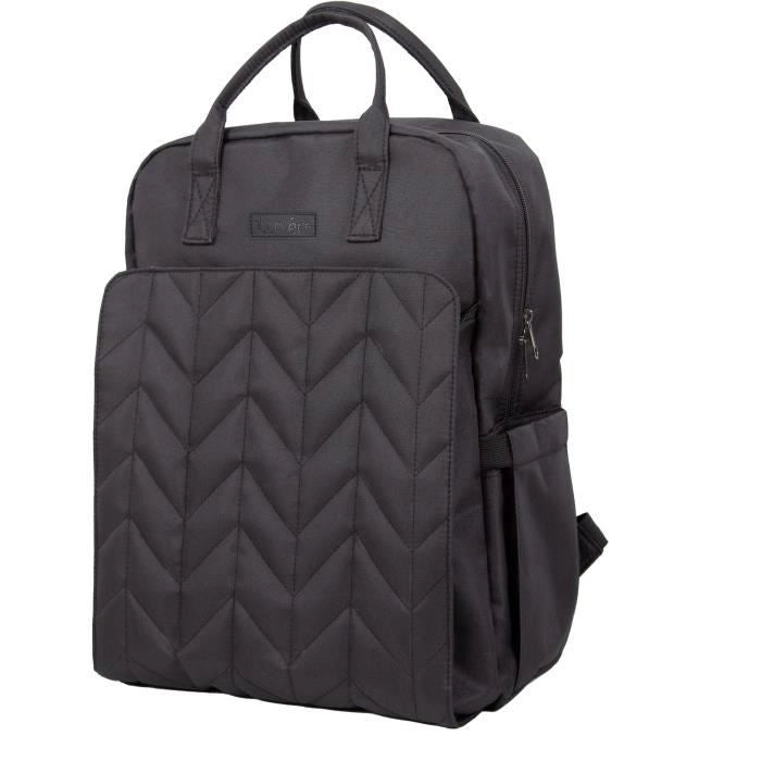 Borsa fasciatoio - TINEO - Forma a zaino - Trapuntata - Nera
