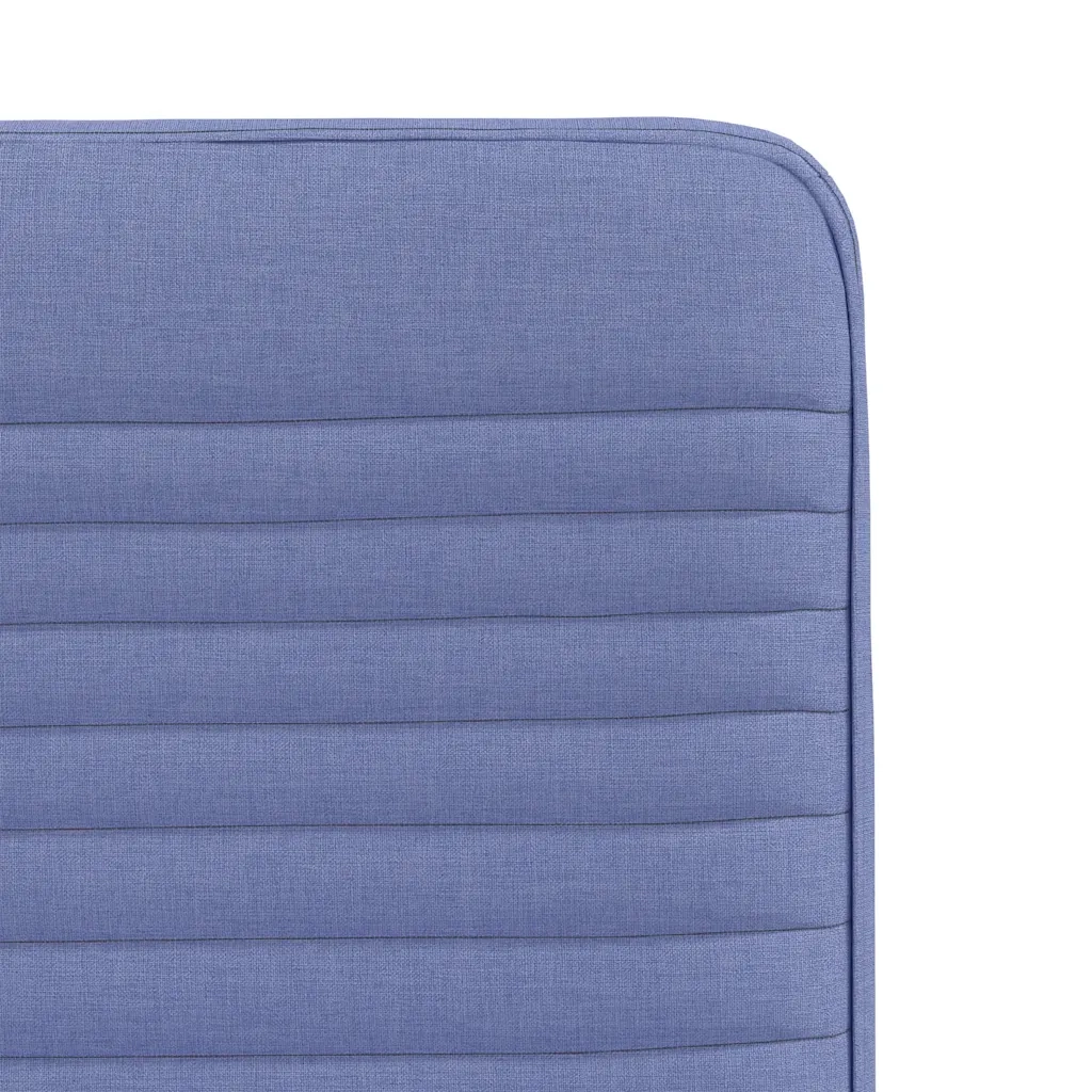 vidaXL Sedie da Pranzo 2 pz Blu Jeans in Tessuto