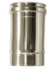 Canna fumaria parete doppia coibentata inox   dn 100/150 l 0,25 mt