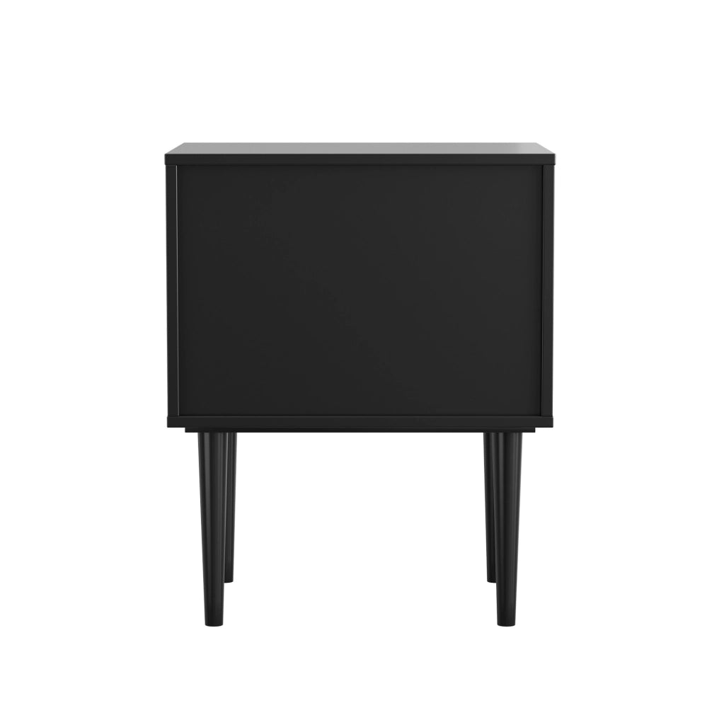 Comodino con 2 cassetti, marrone antico, 51 x 38 x 66 cm