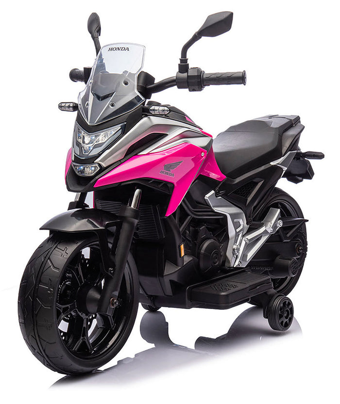Moto Elettrica per Bambini Licenza Ufficiale Honda NC750X 12V 4,5Ah Rosa