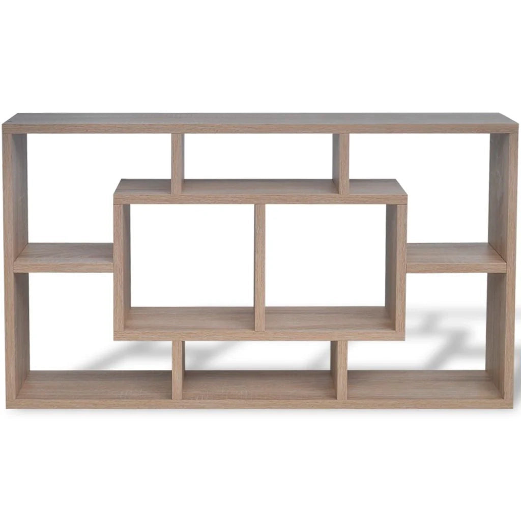 Mobiletto pensile di design con 8 scomparti color rovere 2702118/2