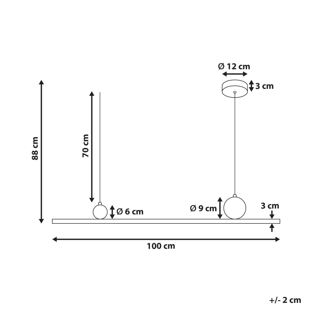 Lampada a sospensione LED in metallo dal design geometrico oro stile contemporaneo