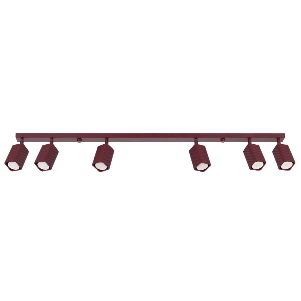 Plafoniera RAYO 6L bordeaux