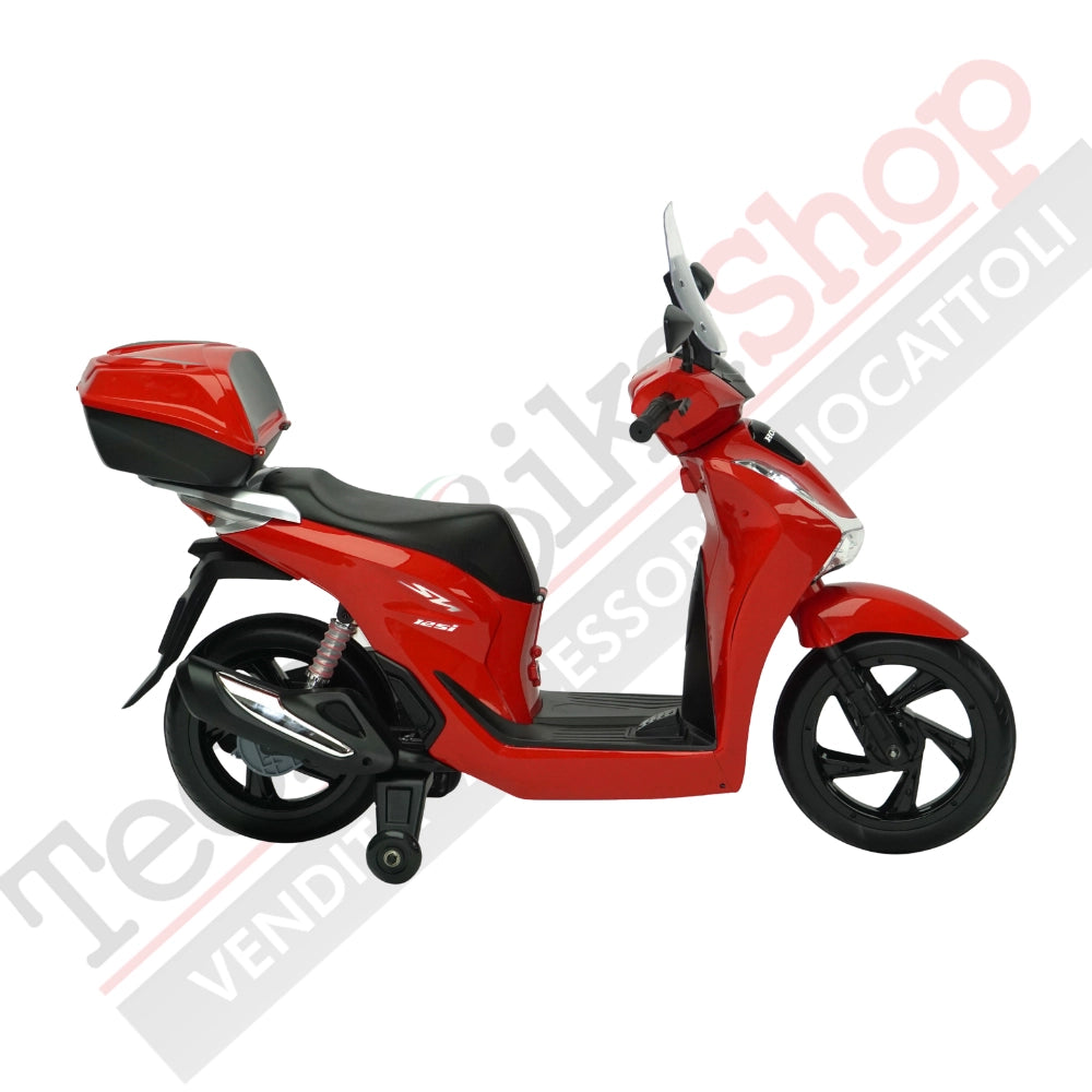 Moto Elettrica per Bambini Honda SH125 -Rosso