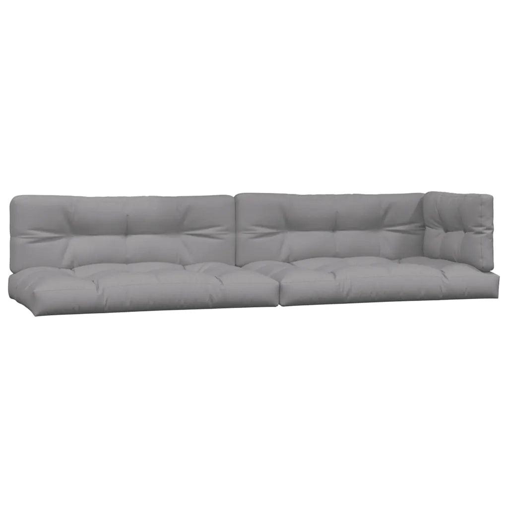 Cuscini per Pallet 5 pz Grigi in Tessuto 314574