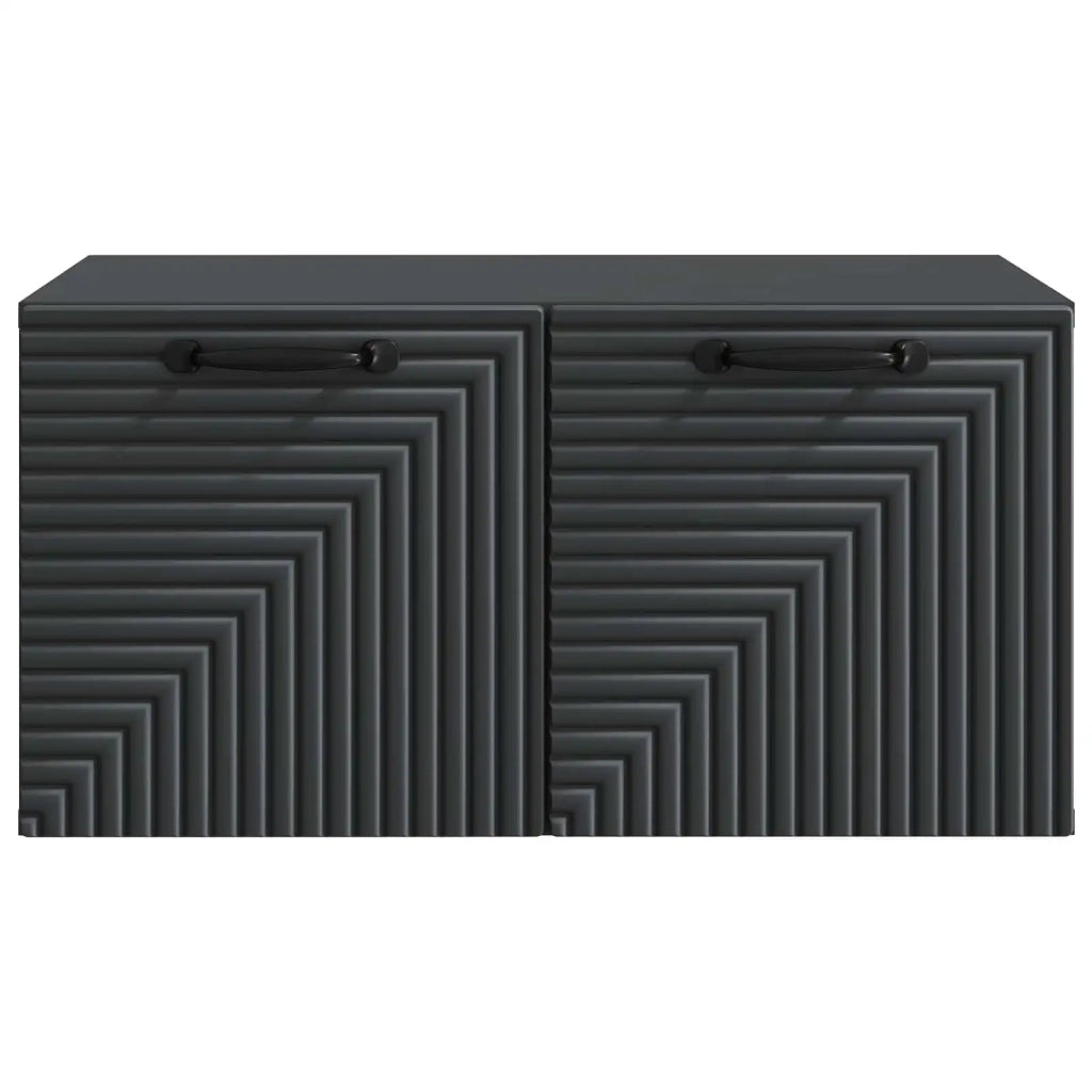 Mobile Porta TV da Muro Nero 59,5 x 41 x 30 cm