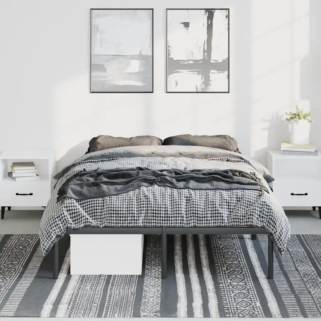 Giroletto in Metallo Nero 135x190 cm 350845