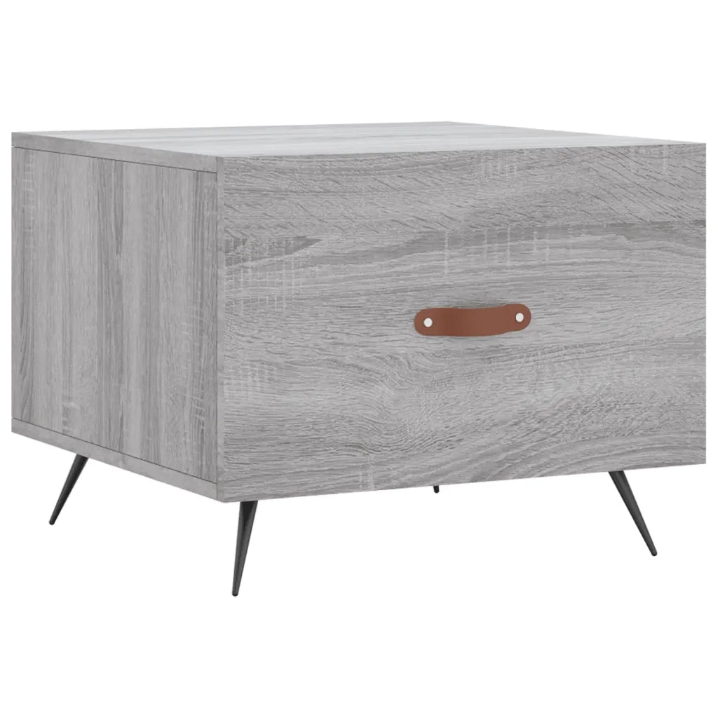 Tavolini Salotto 2pz Grigio Sonoma 50x50x40cm Legno Multistrato