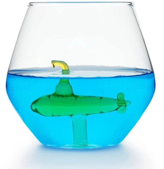 Bicchiere da Cocktail 450ml - Design Ondeggiante - Inox - Bicchiere per Cocktail - Bicchiere per Acqua - Regalo Unico