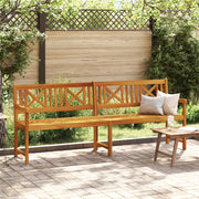 Panchina da giardino 220x56x90 cm Legno massello di acacia