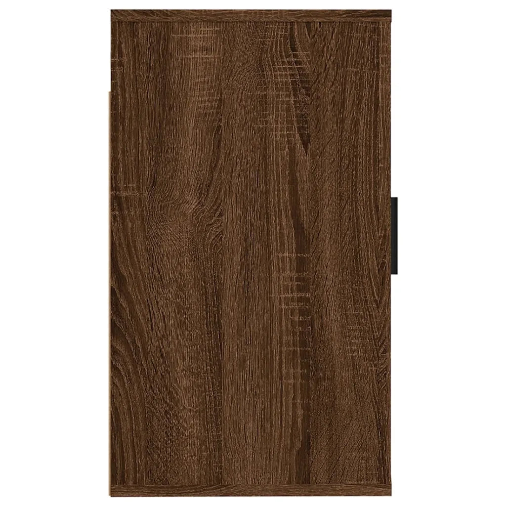 Mobili Porta TV a Parete 2 pz Rovere Marrone 40x34,5x60 cm 816671