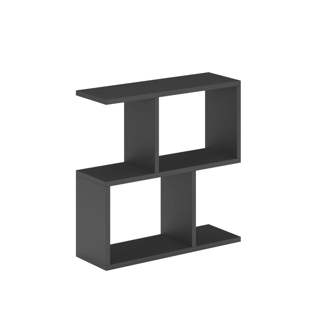 Tavolino in legno "Homemania" - 60 x 20 x 60 cm - Nero