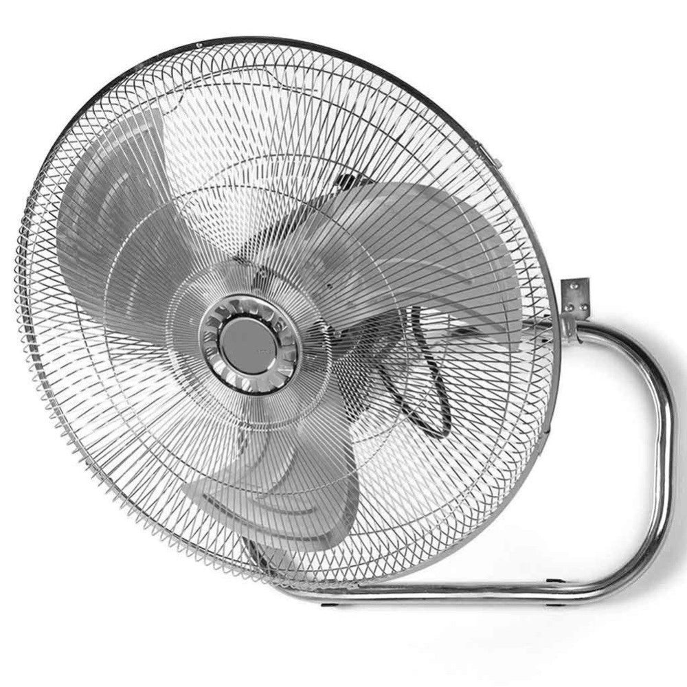 Trade Shop - Ventilatore 3in1 Piantana Da Tavolo Parete 3 Velocità Oscillazione 55w Pale 45cm -