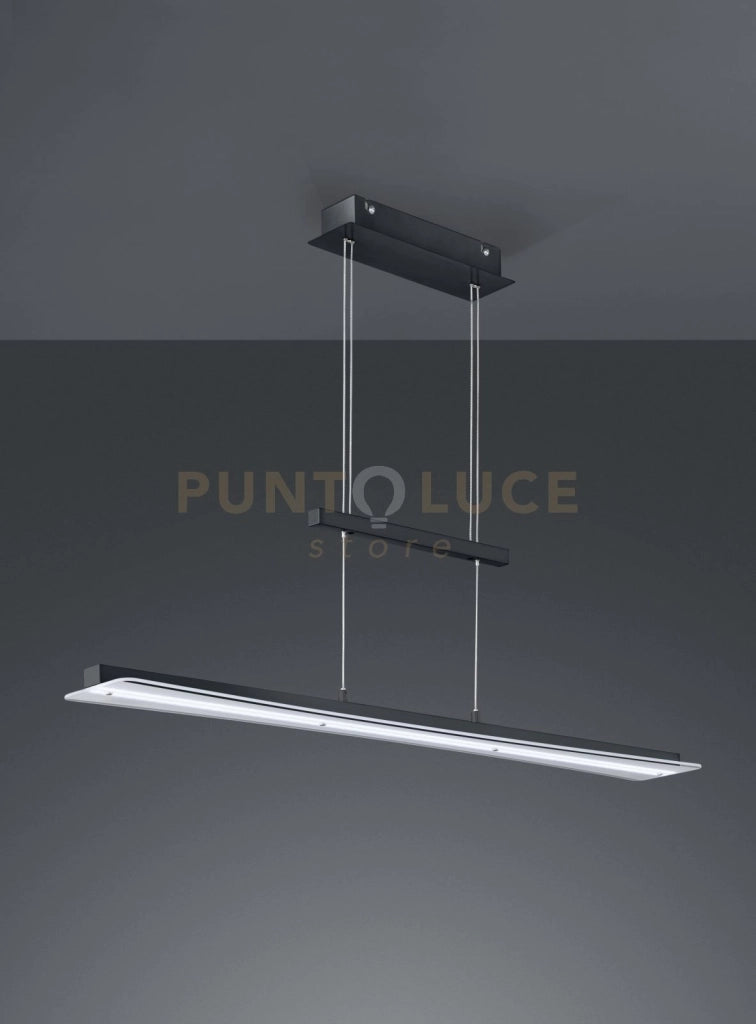 SMASH SOSPENSIONE LED 18W 1980lm, 3000+4000+5000+6500K CON BILANCIERE TOUCH DIMMER L. 100CM