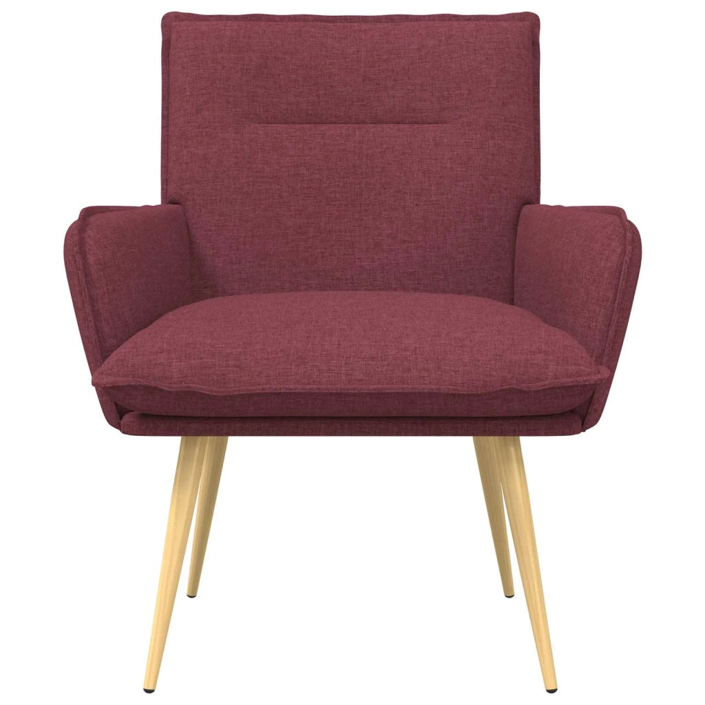 Poltrona Rosso Vino Tessuto 42047701