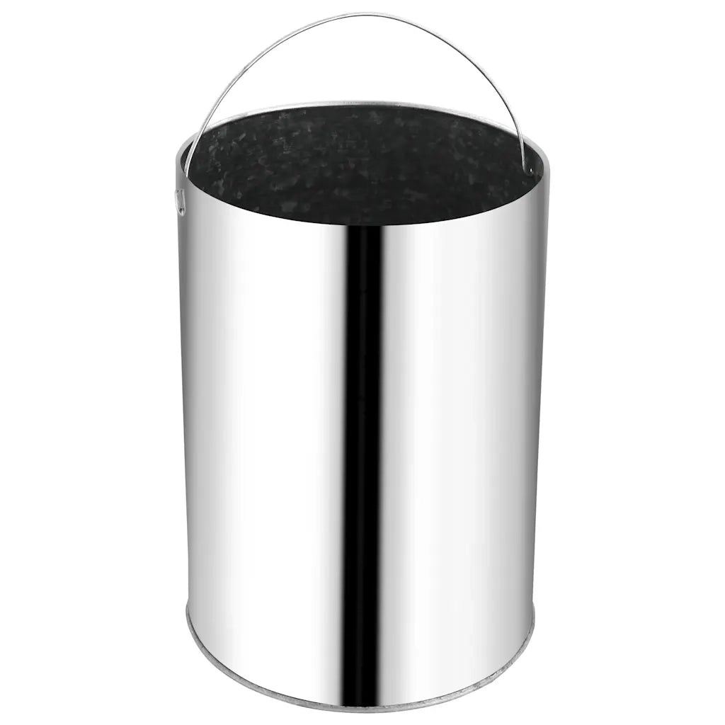 Pattumiera da Albergo 32 L in Acciaio Inox 51094