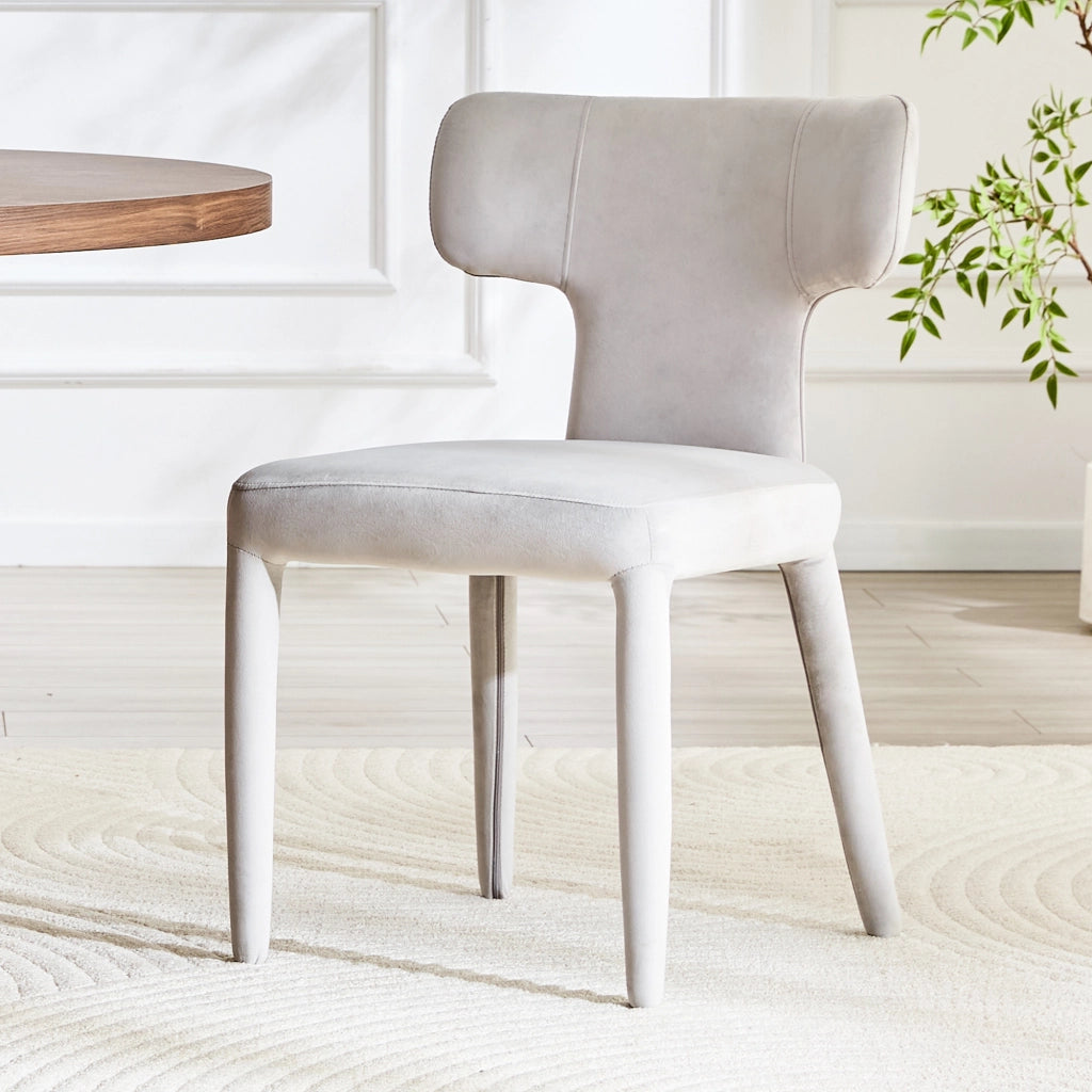 SEDIA da pranzo T 80,7 cm Grigio chiaro Set da 2 pezzi