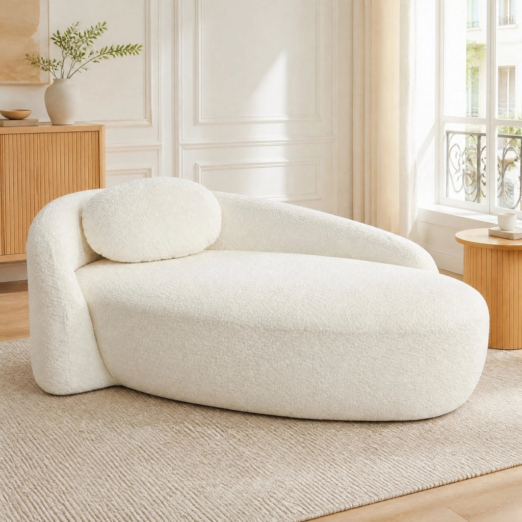 DIVANO Teddy Beige con cuscino