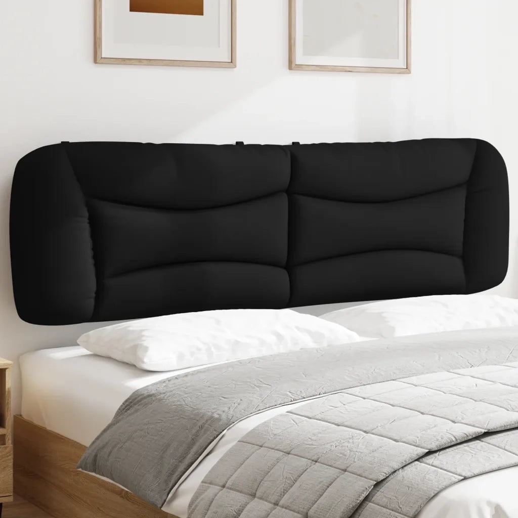 Cuscino Testiera-Cuscino per Testiera Hvar Nero 193 cm in Similpelle