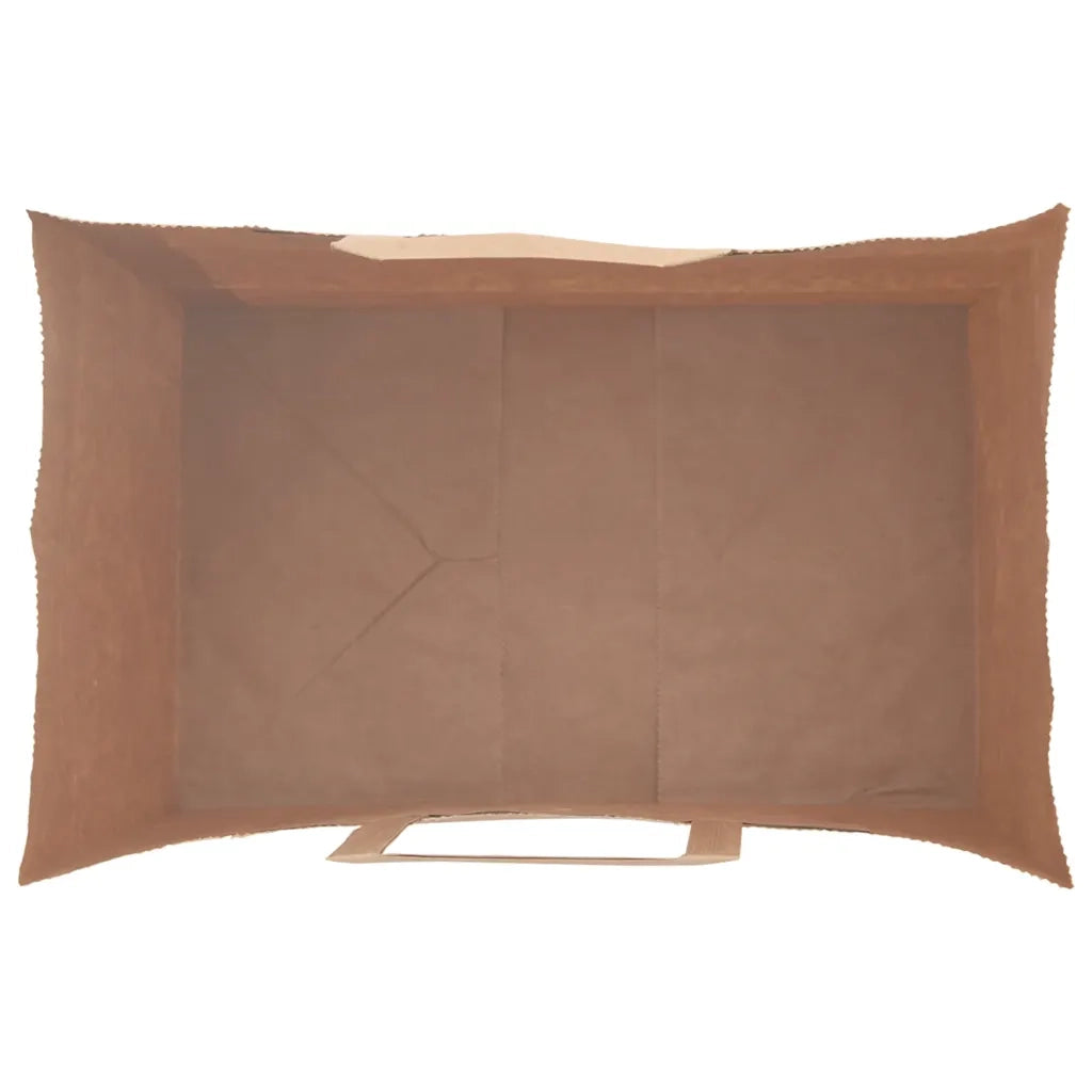 Sacchetti di Carta 250 pz con Manici Marrone 26x17x25 cm