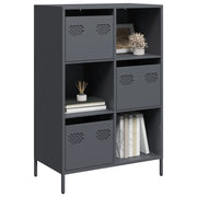 Credenza Antracite 68x39x103,5 cm Acciaio