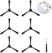 Set di spazzole per aspirapolvere robot 6 pezzi - Ricambio - Compatibile con E32/ILIFE V3/V5 - Incluso chiave a serramanico - Alta qualità - Spazzole per aspirapolvere robot