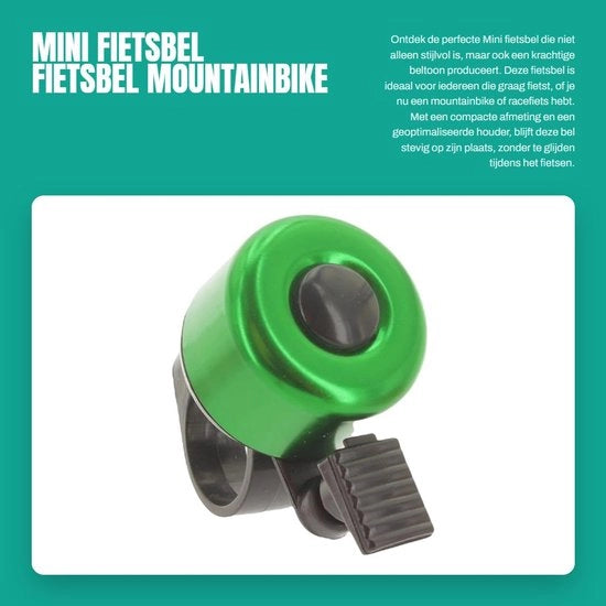 Porta oggetti per bicicletta stile minibal - Materiale in acciaio inossidabile - Supporto antiscivolo - Suono di allarme - Assemblaggio personalizzato - Dimensioni 3,5 x 5,5 cm - Porta oggetti per bicicletta